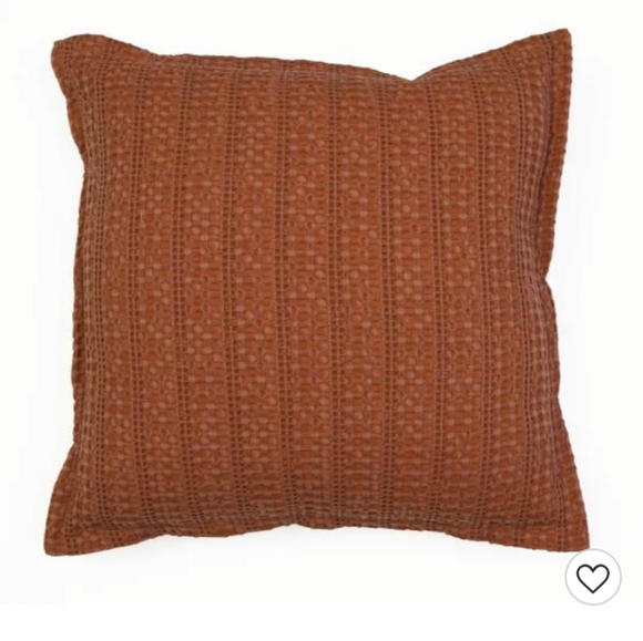 20"x20" Oversize Riley Washed Linen Flange Square - Picture 2 of 8